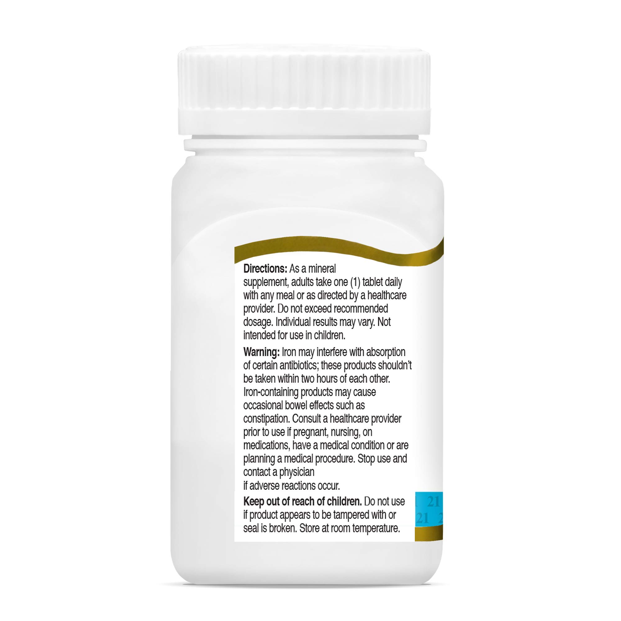 21st Century Slow Release Iron Tablets, 60 Count (Pack of 3)