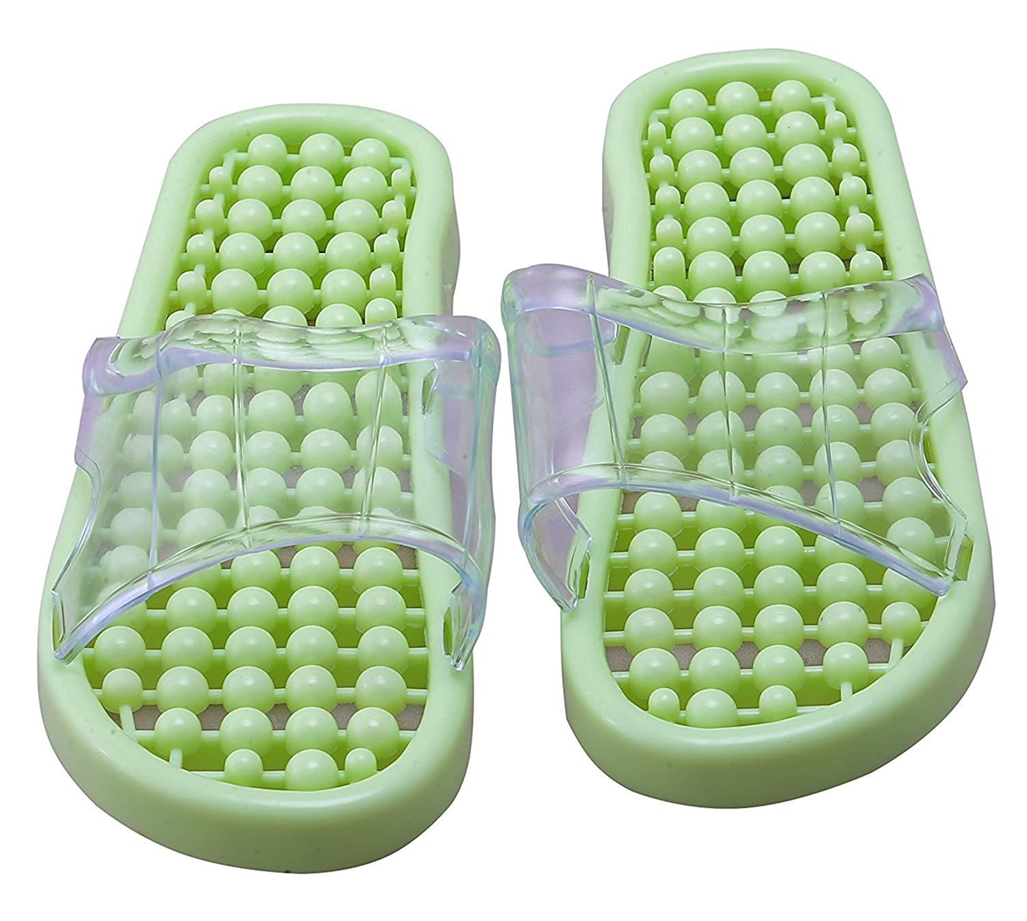 techsun women's plastic multicolour acupressure slippers
