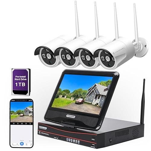 10CH Expandable Wireless Security Camera System with