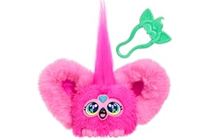 Furby Furblets Flo-Flo Mini Friend, Electronic Plush Toys for Girls & Boys 6+, Pink Flamingo, Speaks Furbish & Plays Music, S