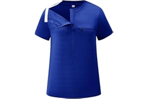 HORSSLE Women Chemo Shirts for Port Access 2-Side Snap Shoulder Surgery & Dialysis Recovery Shirts, Lightweight & Breathable