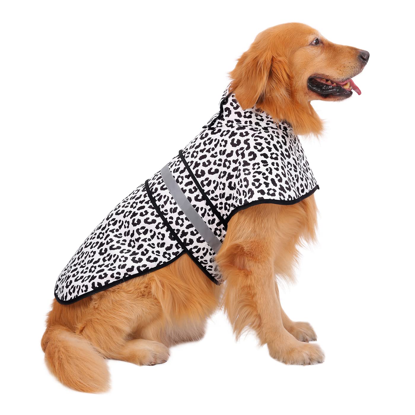 HDE Dog Raincoat Jacket Reflective Adjustable