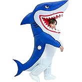 One Casa Blow Up Party Costume,Inflatable Costumes for Kids, Full Body Shark Costume,Halloween Costumes for Boys Girls