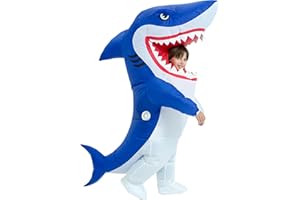One Casa Blow Up Party Costume,Inflatable Costumes for Kids, Full Body Shark Costume,Halloween Costumes for Boys Girls