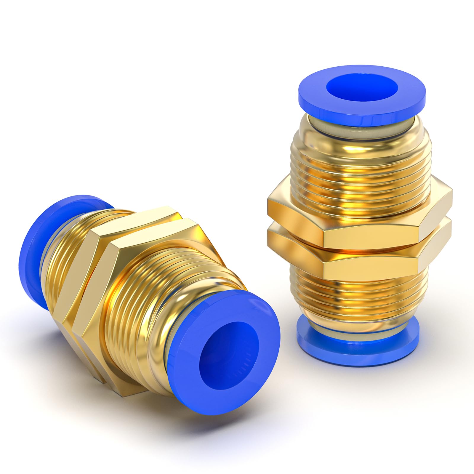 TAILONZ PNEUMATIC Straight Through Baffle Quick Insertion Trachea Connector (PM8)