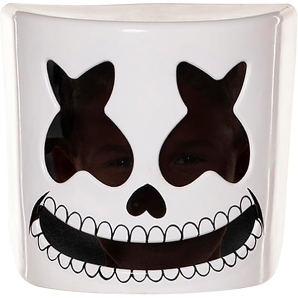 Amazon.com: InSpirit Designs Adult Skeleton Marshmello Half Mask