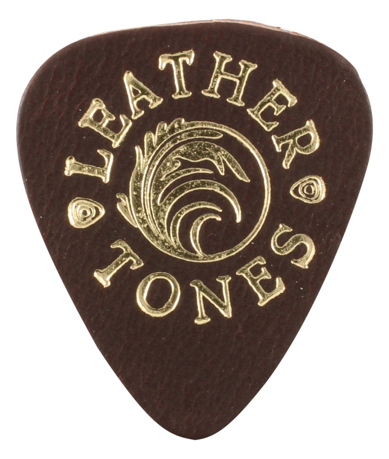 Leather Tones Guitar Plectrum - Brown Leather (Single) LEA-BRLE-1