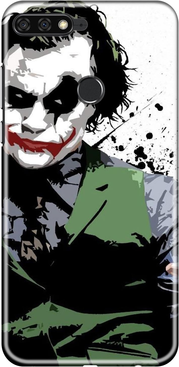 Hupshy Printed Back Cover for Honor 7C - Multicolor