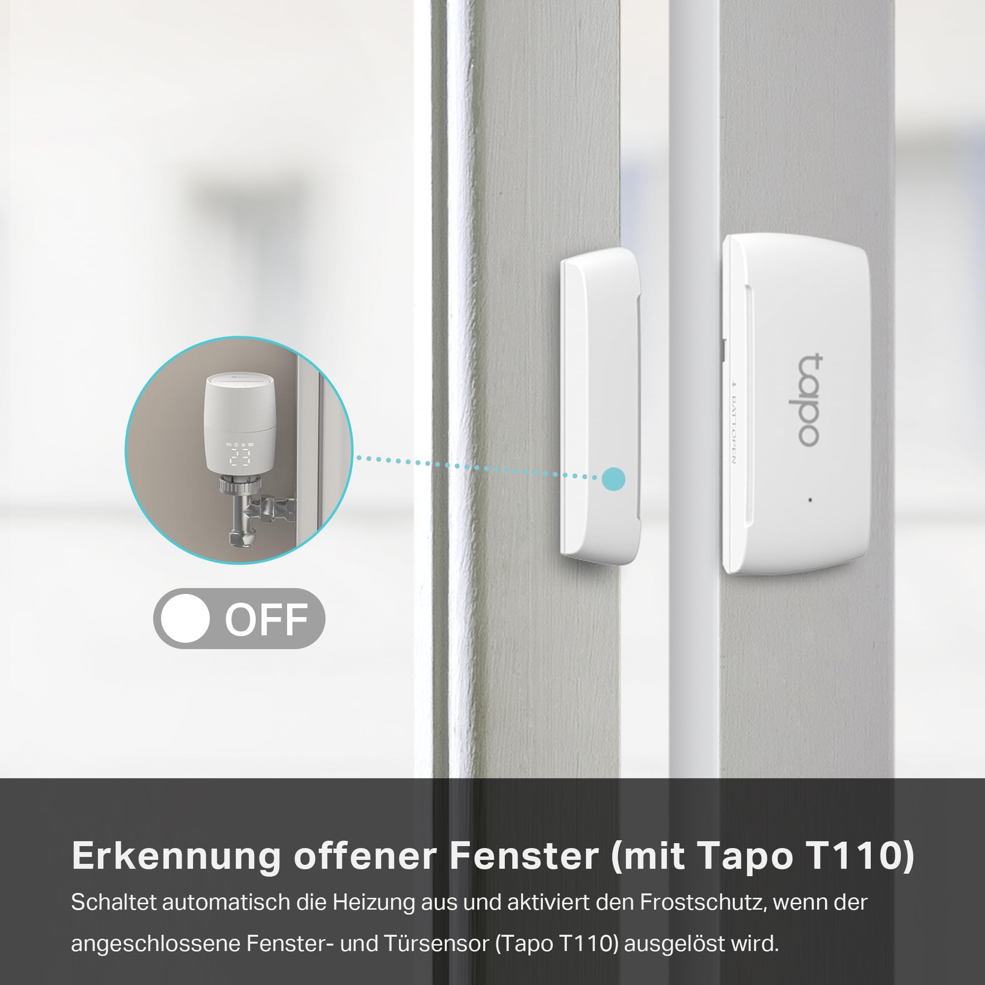 TP-Link Kasa smartes Heizkörperthermostat - WiFi Starter Kit, inklusive 1 Thermostat und 1 Hub, Heizungssteuerung (Kasa App, Geofencing, Fensteröffnungserkennung), Matter, Alexa 7