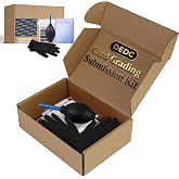 DEDC Card Grading Kit Mailer Set Submission with 25 Semi Rigid Holders 200 Card Sleeves Air Blower Bubble Wrap Gloves Cleaning Cloth for Collectible Card Shipping and Protection (1-Set- BGS)