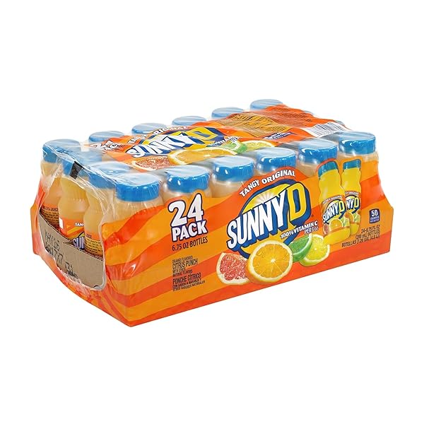 SUNNY DELIGHT TANGY ORIGINAL ORANGE FLAVORED CITRUS PUNCH, 6.75 OZ., 24/PACK (01286)