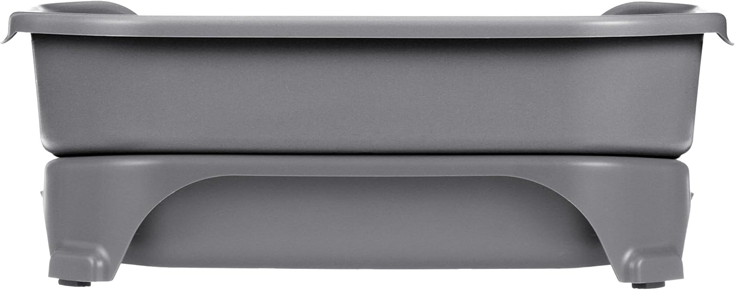 Neater Feeder Express (Cat, Gunmetal) - with Stainless Steel, Drip Proof, No Tip and Non Slip Cat Bowls and Mess Proof Pet Feeder: Kitchen & Dining