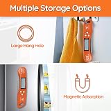 DOQAUS 3s Instant Read Meat Thermometer Backlit LCD Foldable Probe view 8