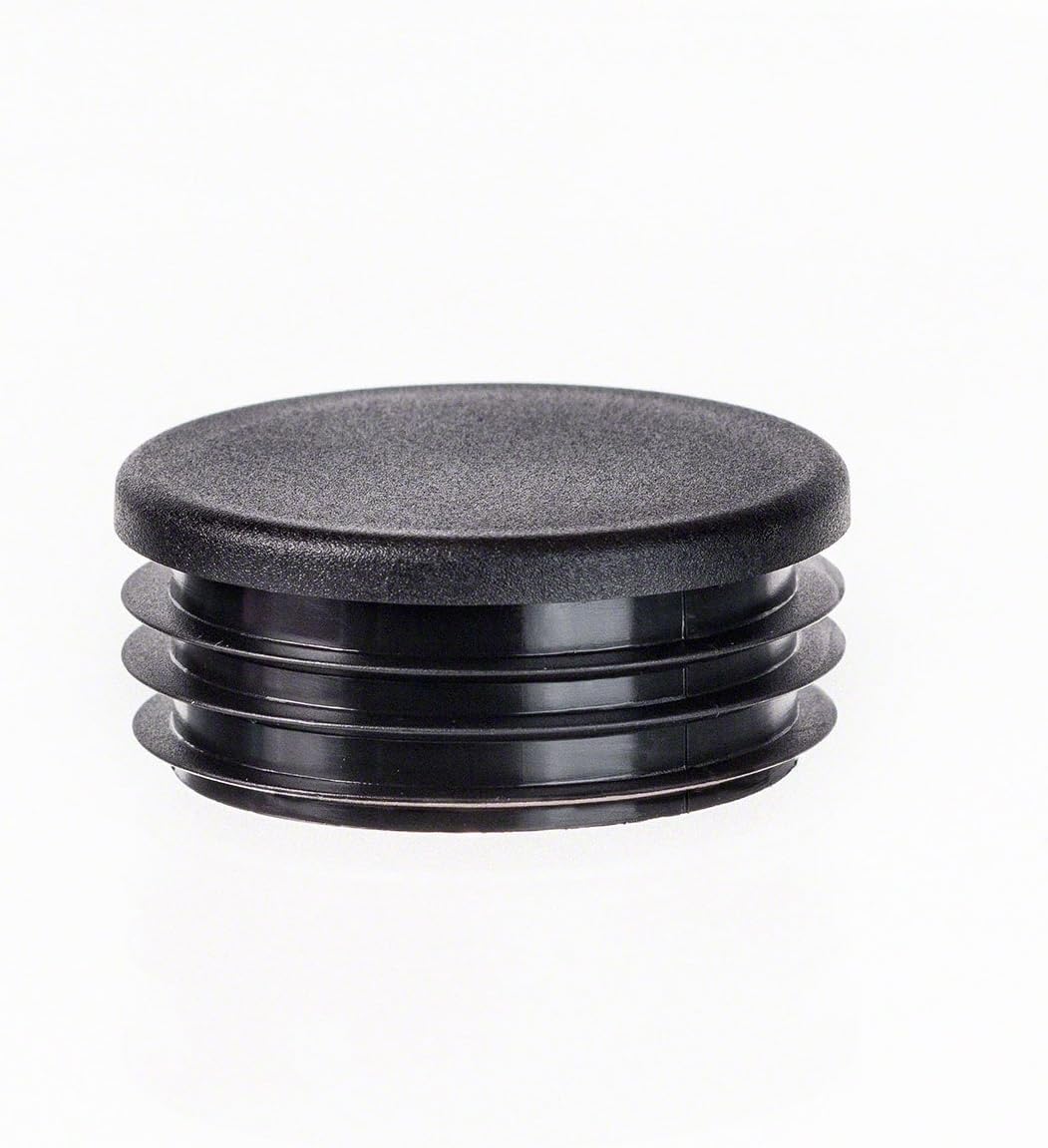 1 pcs. Round tubing end Cap 55 mm (2,17 inch) Black Plastic tubing end caps Plugs