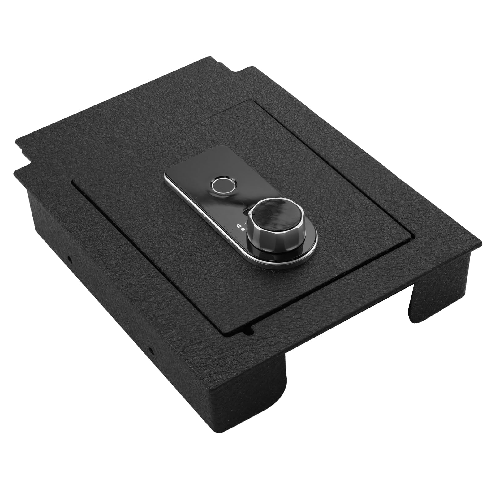 Photo 1 of Center Console Gun Safe Vault - Console Armrest Lockbox Compatible with Ford Edge 2020-2024, Anti-Theft Security Console Box with Biometric Fingerprint Lock with Key