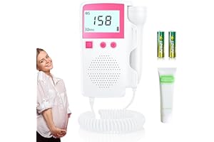 NABOET FETAL Doppler, FD-1 & DOPCORD, D140,Display Fetal Heart Rate for Home use.