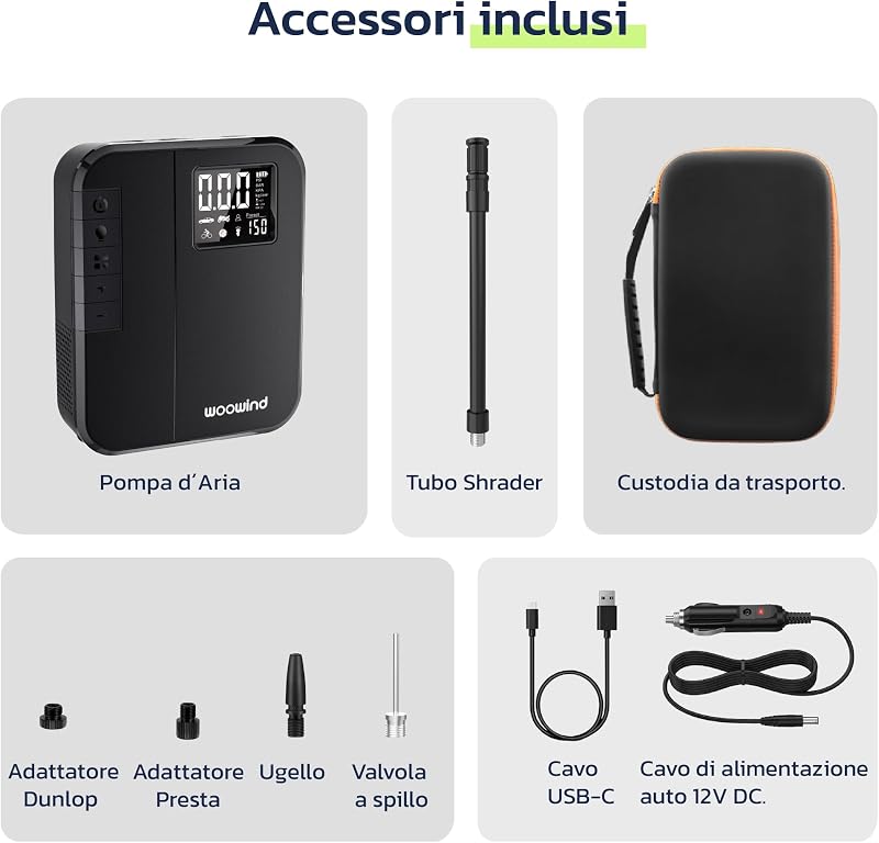 Mini Compressore Aria Portatile