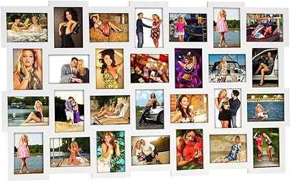 Melko 28 Photos Picture Frames Gallery Photo Frame Wooden Collage White 10x15 Wall Amazon Co Uk Home Kitchen Melko 28 Photos Picture Frames Gallery Photo Frame Wooden Collage White 10x15 Wall Amazon Co Uk Home Kitchen