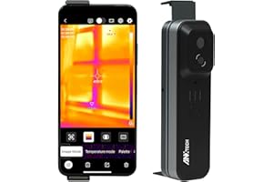 ANXTECH Wireless Thermal Imaging Camera, 512×384 Super Resolution, Thermal Imager for Android & iOS Smartphones, 256x192 IR Resolution, Infrared Camera Gadget for Home Inspection, HVAC, Cooking