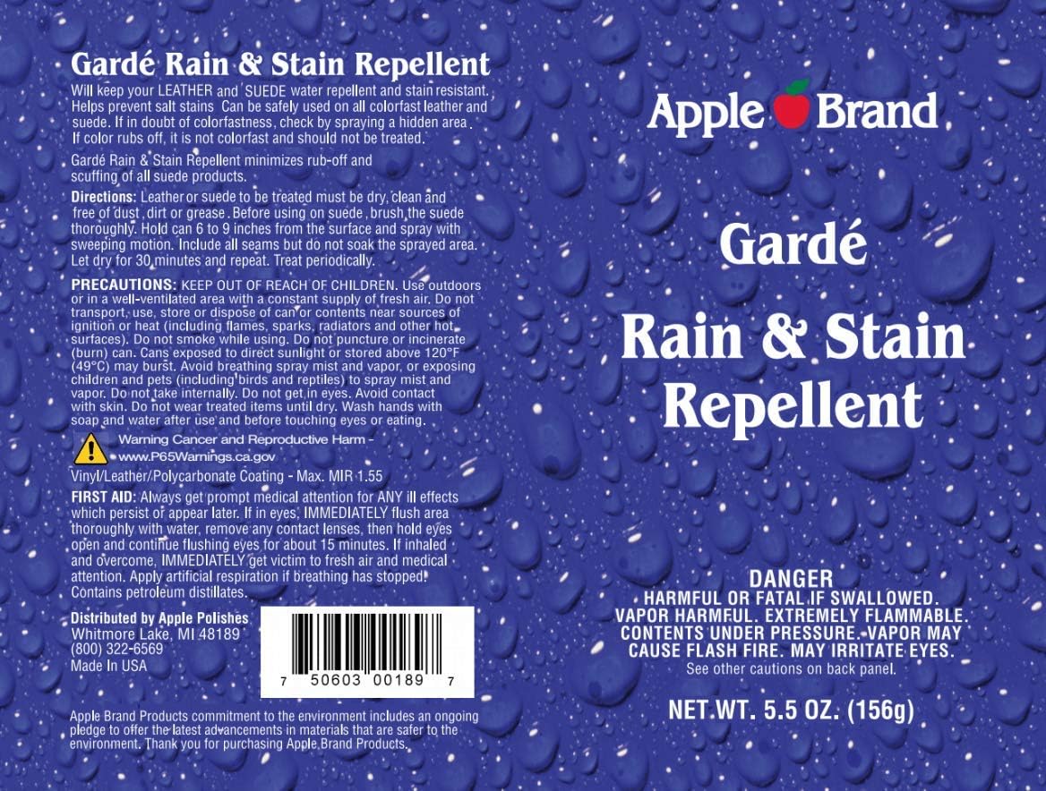 Apple Brand Garde Rain & Stain Water Repellent - Protector Spray For Handbags, Purses, Shoes, Boots, Accessories, Furniture - Won't Alter Color - Great For Vachetta: Home & Kitchen