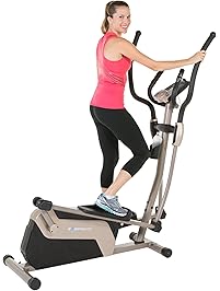 Exerpeutic 1318 5000 Magnetic Elliptical Trainer with Double Transmission Drive