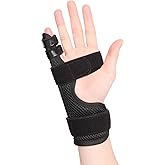 joingood Little Finger Splint - Pinky Finger Splint - Right & Left Hand Splint - Adjustable Finger Brace for Broken Fingers, 