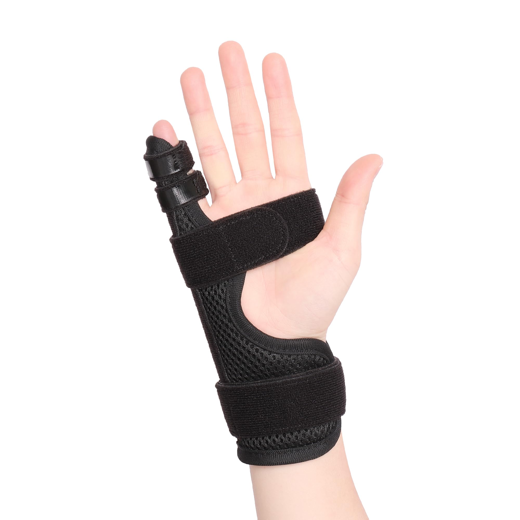 joingood Pinky Finger Splint, Finger Splint for Pinky, Broken Finger, Trigger Finger, Metacarpal Splint Hand Brace, Little Finger Brace for Tendonnitis, Pain Relief, Fits for Left & Right Hand(M)