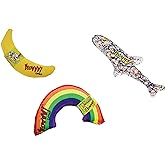 Yeowww! 100% Organic Catnip Variety Pack of Rainbow, Banana & Pollock Fish