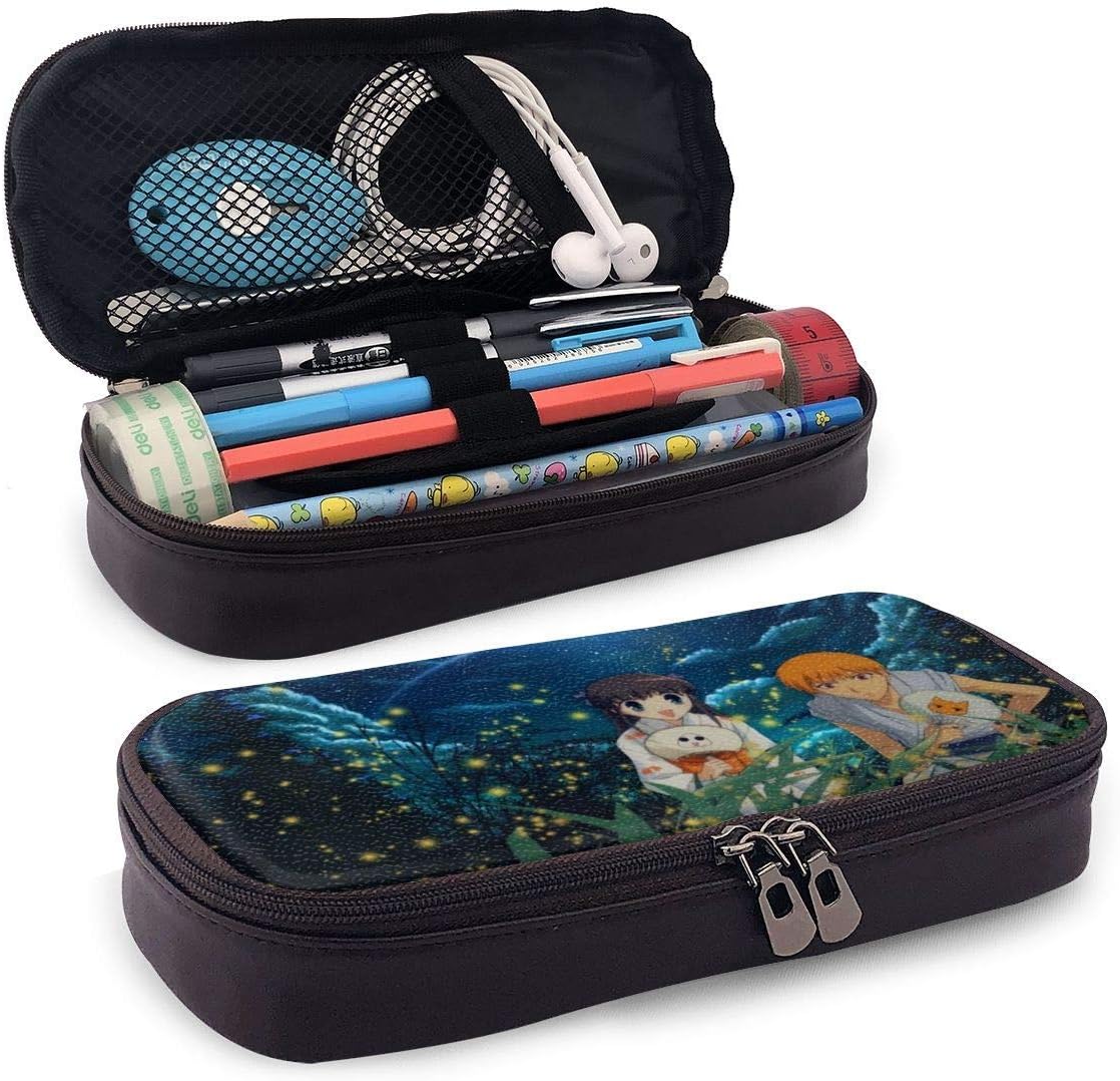 Fruits Basket Anime Comics Casual Cool Cute Student Learning Leather Custom Pencil Case, Can Also Be Used As A Cosmetic Bag Coin Purse