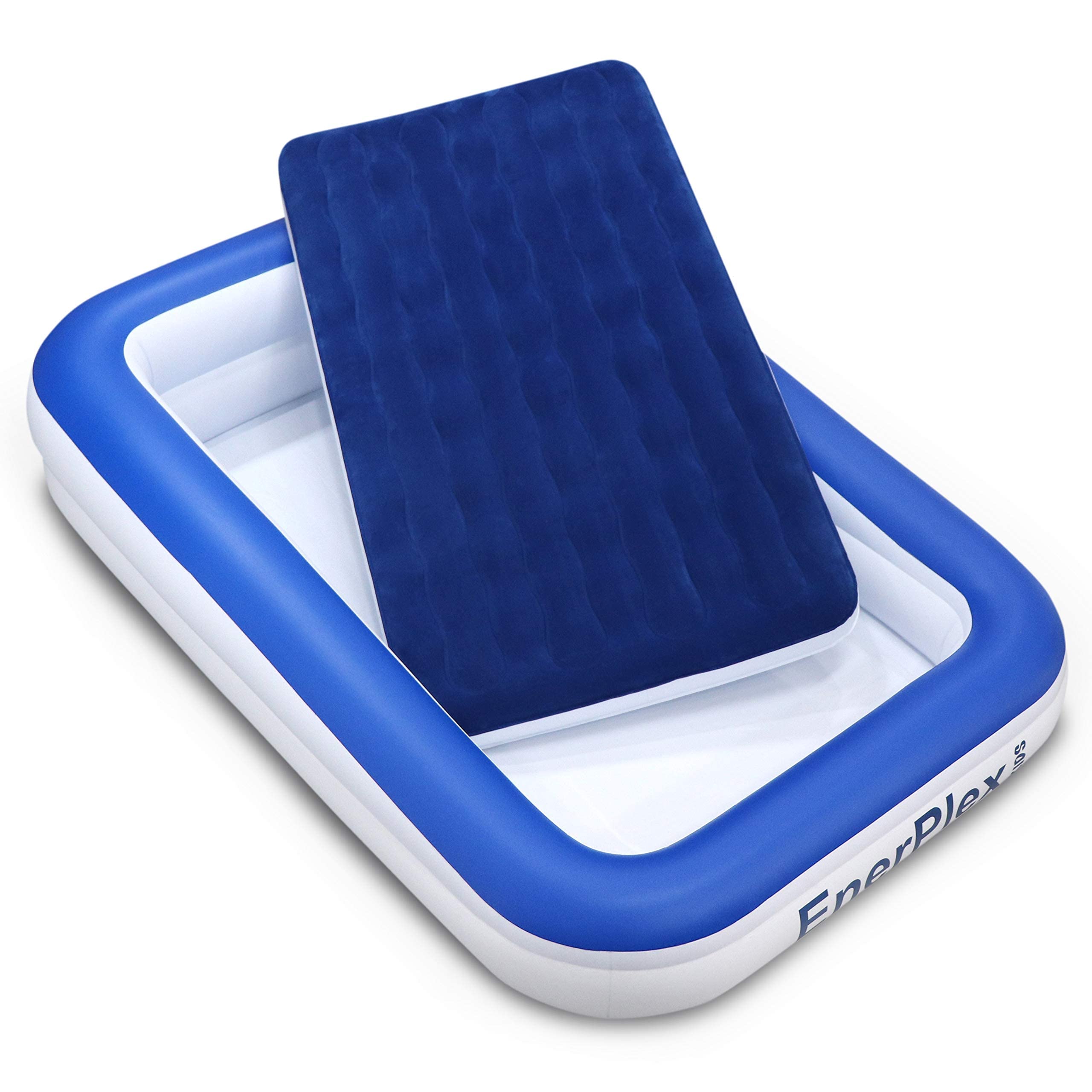 EnerPlex Kids Inflatable Travel Bed with High Speed Pump, Portable Blow