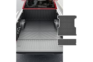 powoq 5.5FT Truck Bed Mat Compatible with 2022-2026 Toyota Tundra Bed Liner Cargo Mat Truck Liner TPE Tailgate Protector Replacement for 2022 2023 2024 2025 2026 Toyota Tundra Accessories
