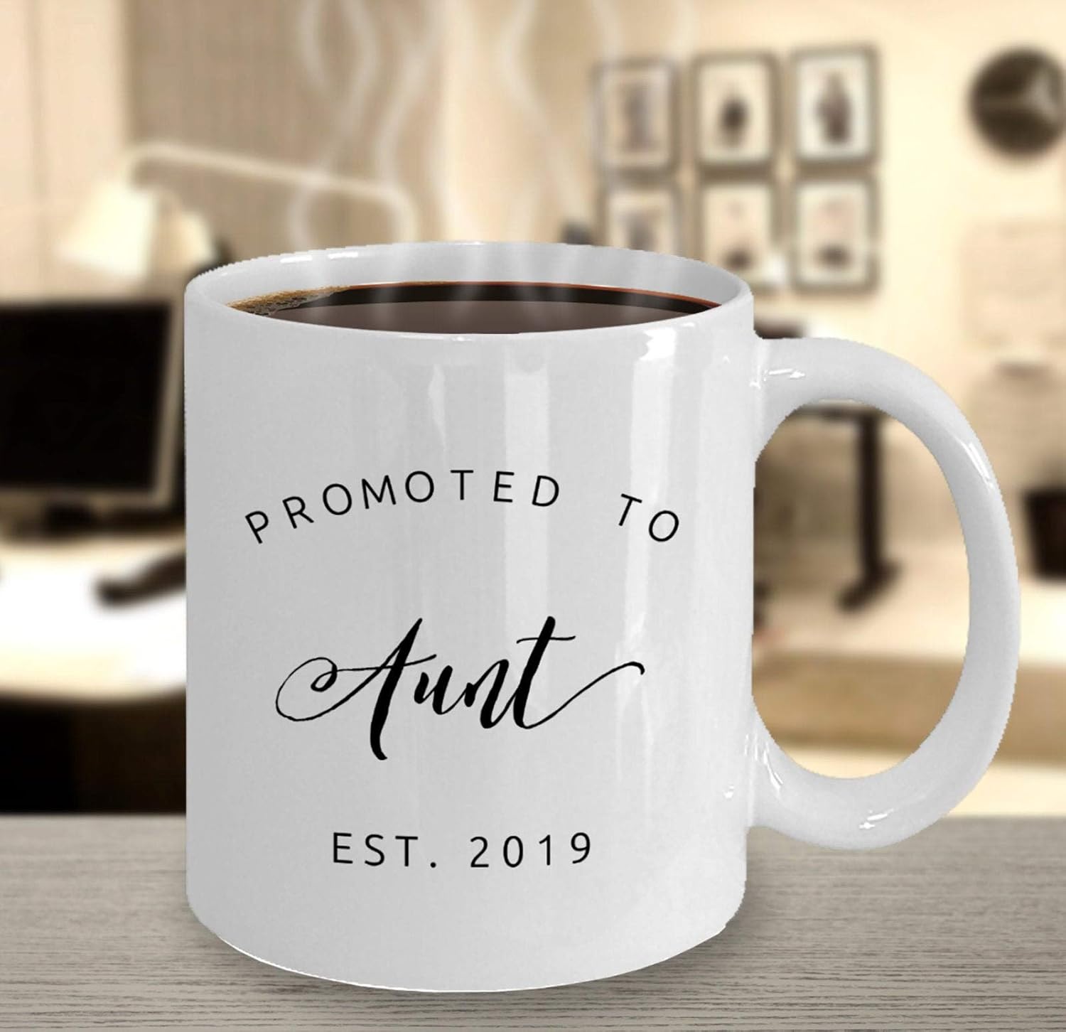 Promoted to Aunt Mug New Aunt Gift Birth