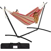 MEDA 50038 Hammock Stand, Red Stripes