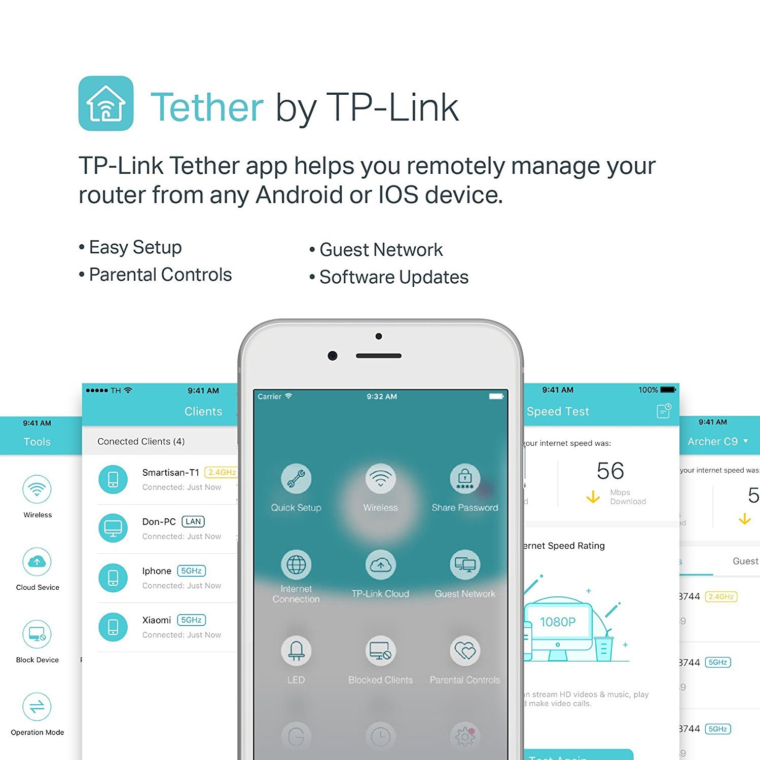 TP Link AC1200 Smart WiFi Router 5GHz Gigabit Dual Band   TP Link AC1200 Smart WiFi Router 5GHz Gigabit Dual Band