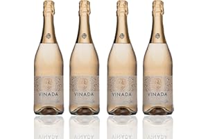 VINADA - Sparkling Gold - Zero Alcohol Wine - 750 ml (4 Glass Bottles)