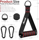 HPYGN Resistance Bands Handle Gym Cable Attachment with 2 Carabiners view 6