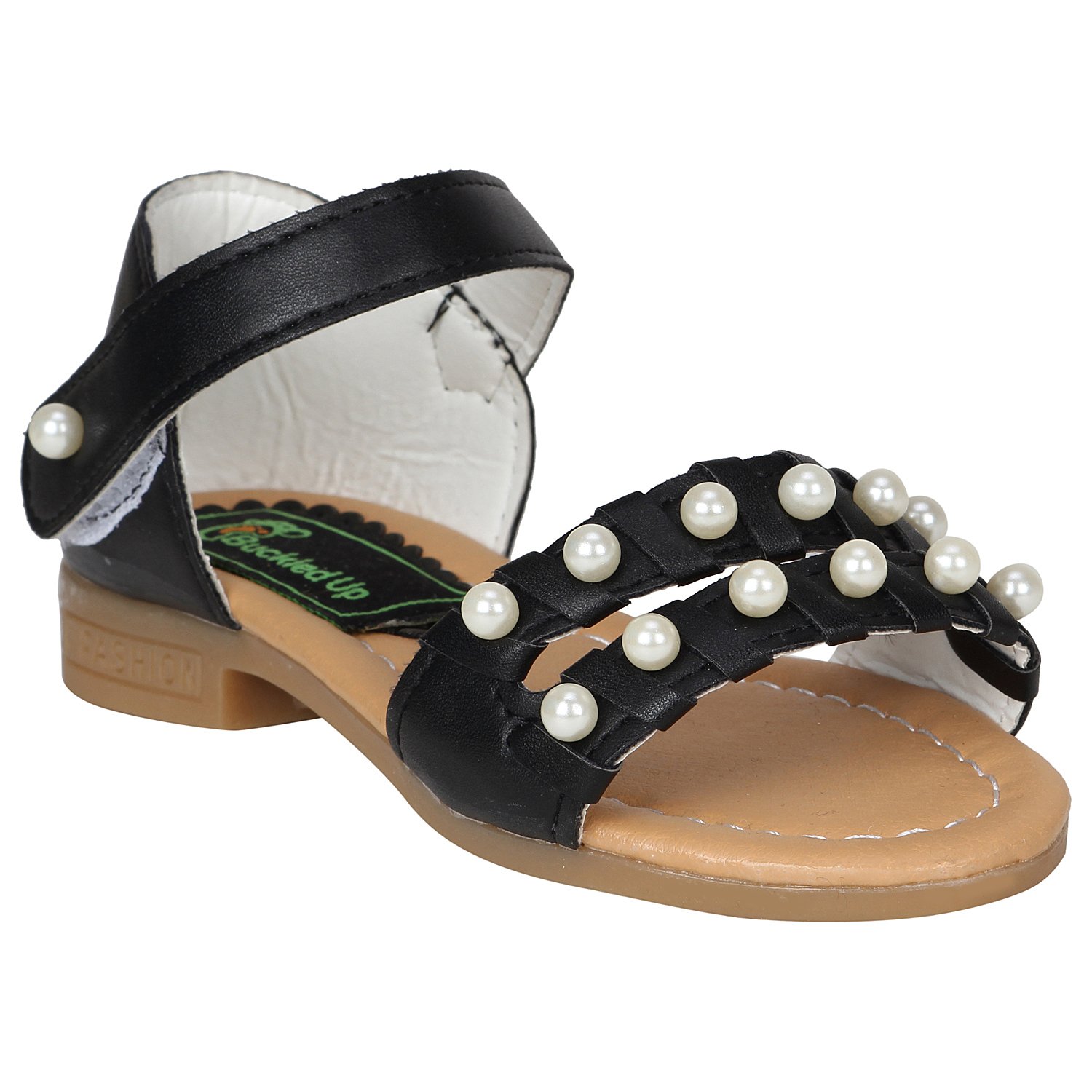 black sandals for baby girl