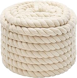 VEIZEDD 100% Cotton Rope, 1 inch x 48