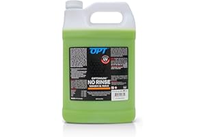OPTIMUM POLYMER TECHNOLOGIES, INC. Optimum No Rinse Wash and Wax – Rinseless Car Wash Formulated with Carnauba Wax with UV Protection - For Cars, RVs, Trucks, Motorcycles and more (1 Gallon)
