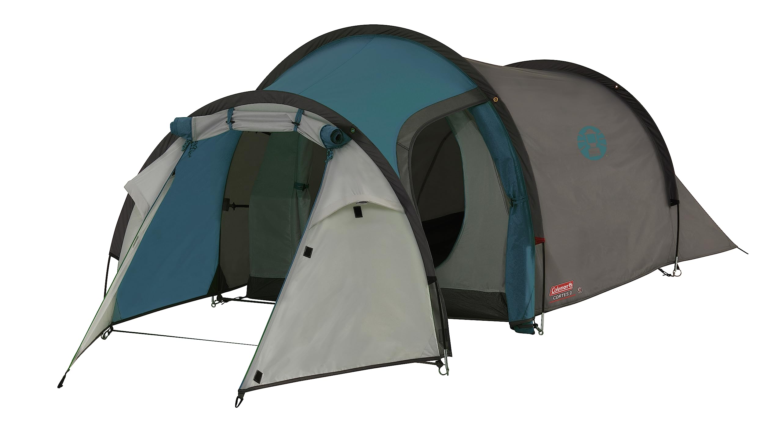 Coleman Cortes 2-3 People | 2-3 Man Tunnel | Festival | Lightweight Trekking with Awning, 100% Waterproof WC 2,000 mm,Cortes 2