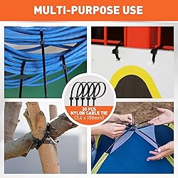 HORUSDY 21 - Piece Bungee Cord Set with Hooks