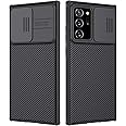 Nillkin Samsung Galaxy Note 20 Ultra Case, Slim Note 20 Ultra Protective Case with Slide Camera Cover Hard PC and TPU Ultra Thin Anti-Scratch Phone Case for Galaxy Note 20 Ultra 5g 6.9'' Black