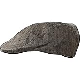 Irish Linen Newsboy Hat, Slim Fit Flat Cap for Men, Lightweight, Ivy, Scally, Gatsby, Cabbie Style, Imported from Ireland