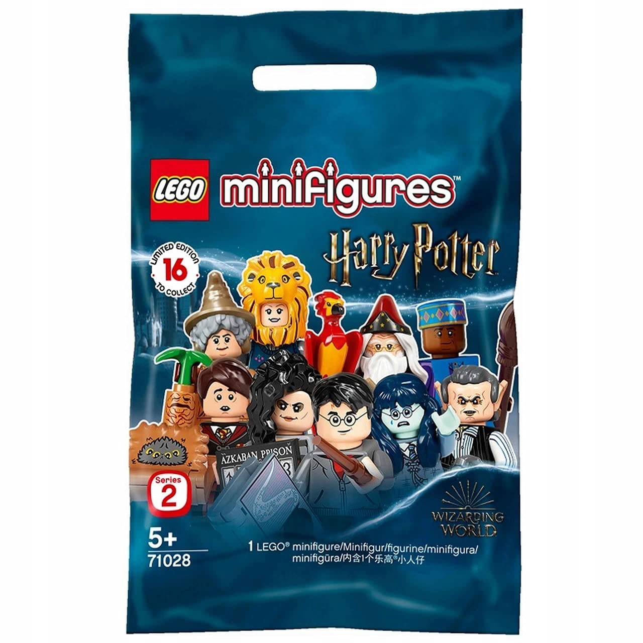 LEGO Minifigures Harry Potter Series 2 (71028), 1 of 16 to Collect, Great for Kids who Love Collectibles and Want to be Part of The Action with Harry, Hermione Granger and Ron Weasley