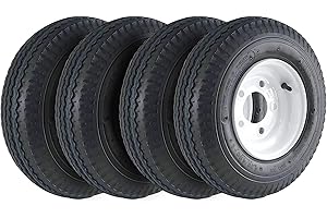 Wheel & Tire Assembly 4.80-8 6PR Tenaci Journey P811 Trailer on 8X3.75 5X114.3 Rim | 6-Ply Bias Tubeless Load Range C Highway