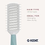 Kent Brushes KCR3 Tunnel Vented Hairbrush Detangling Blow Drying All Hair Types view 6