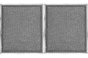 American Metal Filter RBF0901 Aluminum Mesh Grease Filter - 9" x 10-1/2" x 3/32" with Basket - 2 Pack