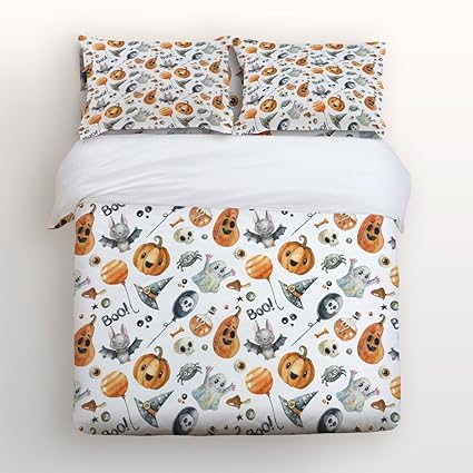 Duvet Covers Halloween Bedding Set Gift Geometric Triangle ...