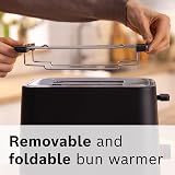 Bosch MyMoment Infuse Compact 2-Slice Toaster Matte Black view 9