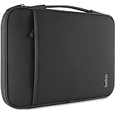 Belkin B2B064-C00 Sleeve for 13-Inch Laptops and Chromebook, Compatible with iPad Pro and Most 13-Inch Laptops / Notebooks (Black)